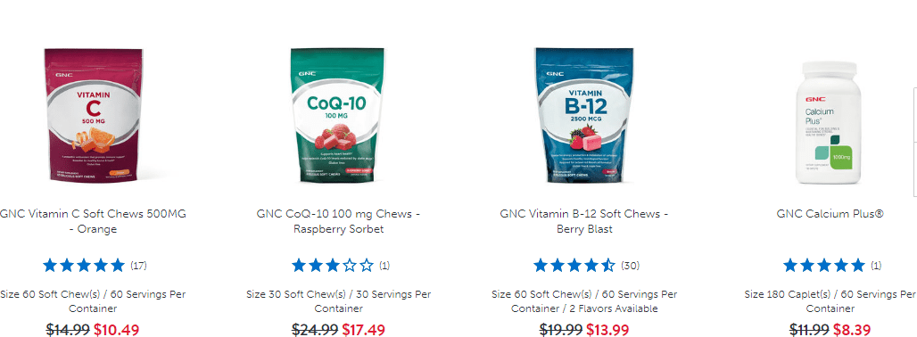 GNC2018黑五精選：多款成人兒童營養補劑2件僅需$18！